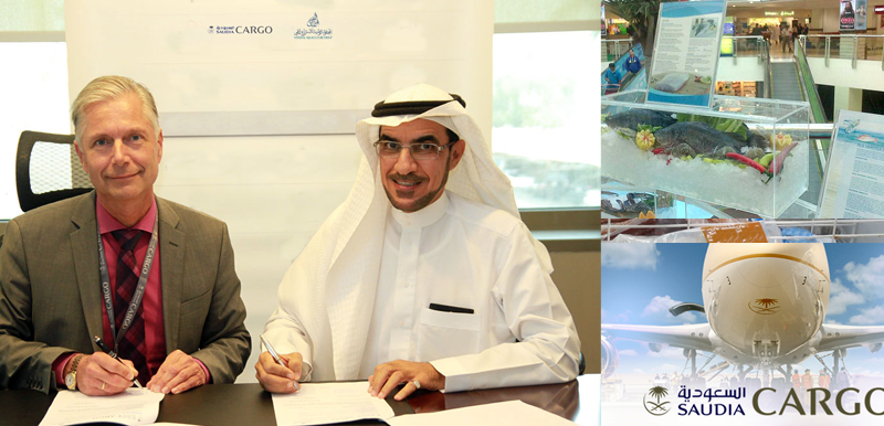 أبرمت شركة الخطوط السعودية للشحن الجوي اتفاقية تجارية مع المجموعة الوطنية للاستزراع المائي لشحن الأسماك المستزرعة داخل المملكة 