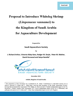 Proposal to Introduce ( vannamei) to KSA